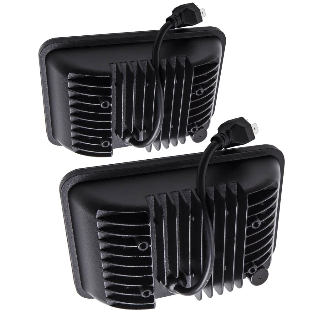 4x LED Headlights High Beam; Sealed Fog light compatible for ...