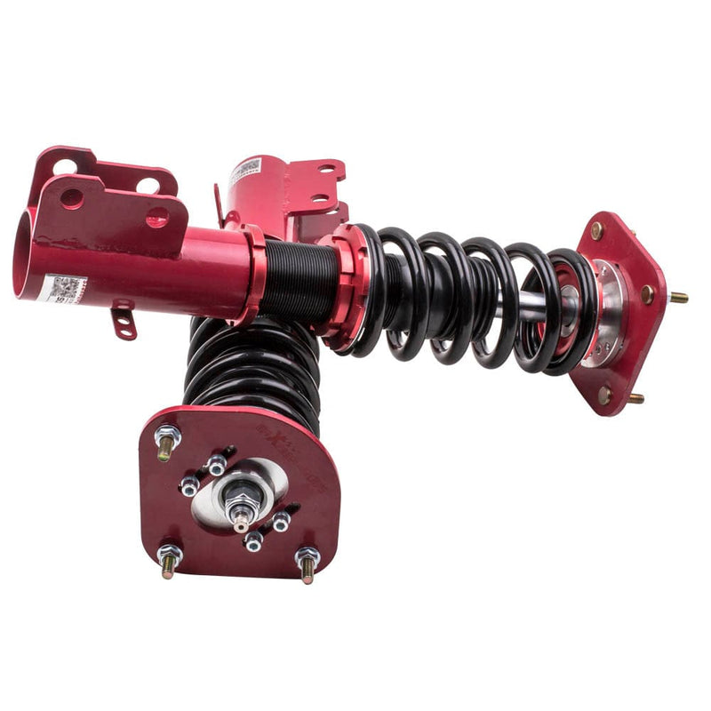 Red Coilover Suspension Kits Compatible for Dodge Neon 00-05 and Compatible for SRT-4 03-05 Adj. Height Shock