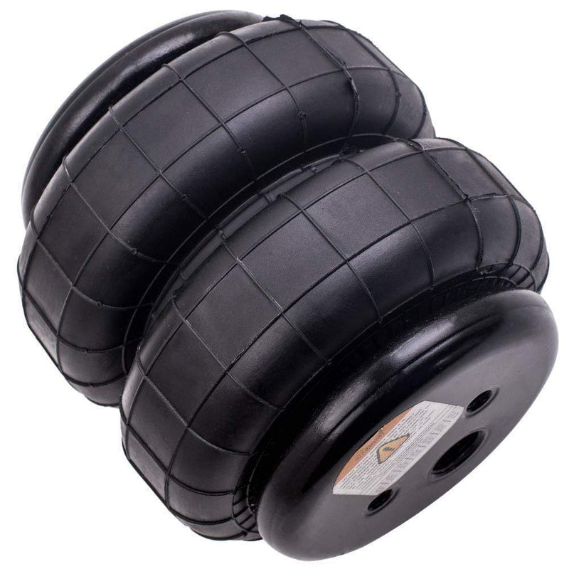 2x Heavy Duty Air Suspension Bags – 2500lb Capacity, 1/2" NPT Single Port, Standard Style