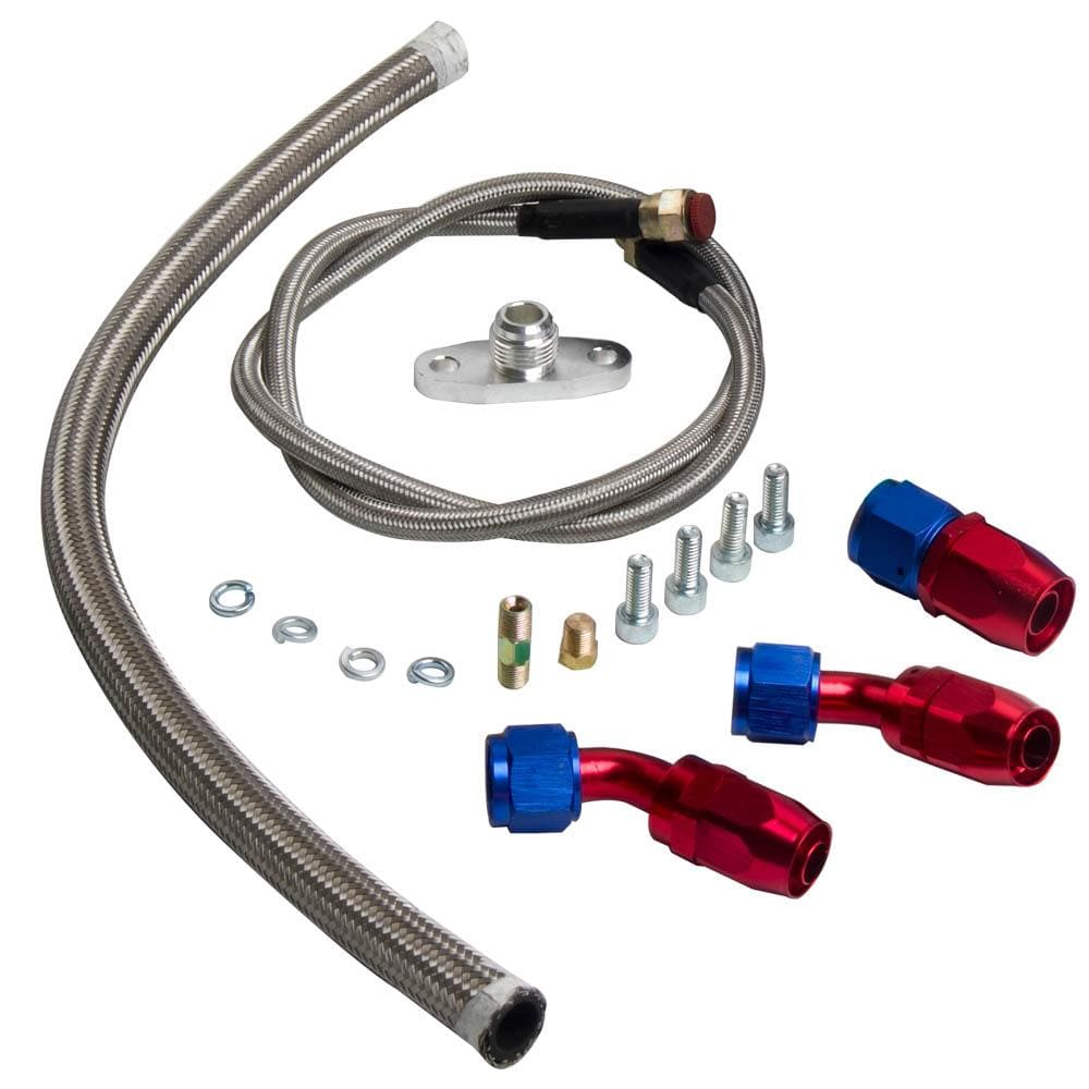 For any 4/6 cylinder engine | Turbo for 1.5 to 2.5L 400+HP | Oil Feed ...